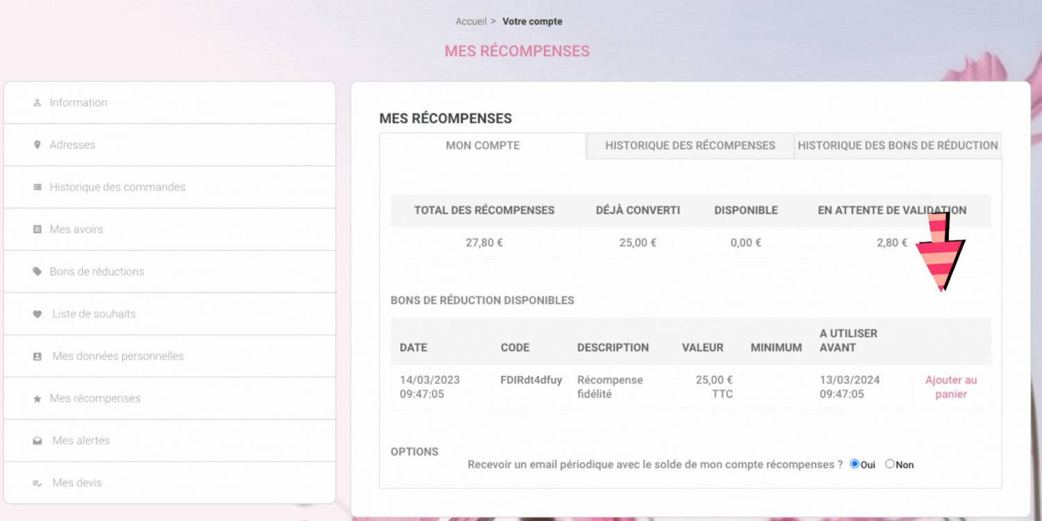 Comment utiliser vos points de fidélité ?