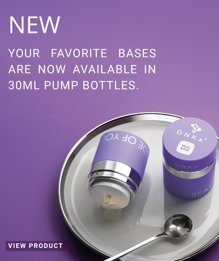 New: discover DNKa’ bases in 30 ml pump format