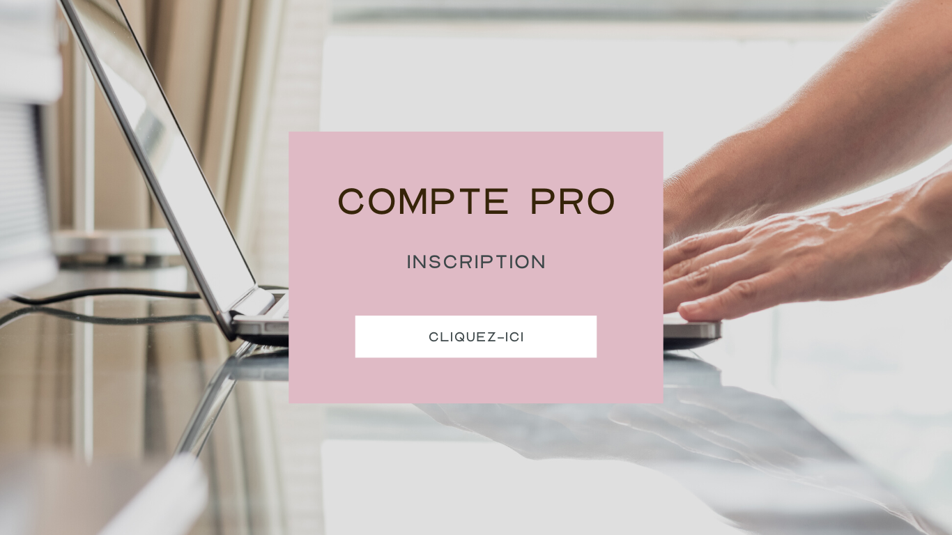 Je m'inscris pour bénéficier des tarifs professionnels
