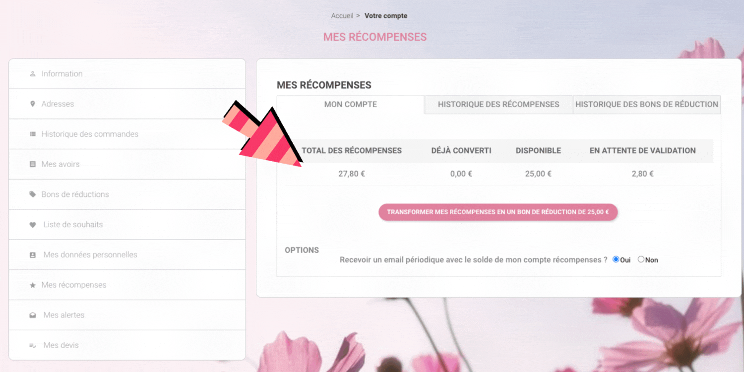 Comment convertir vos points de fidélité ?